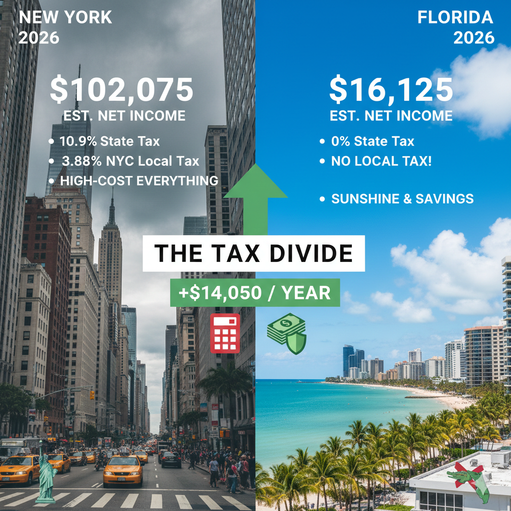 New York to Florida Tax Migration 2026: The "Escape Grid" Guide